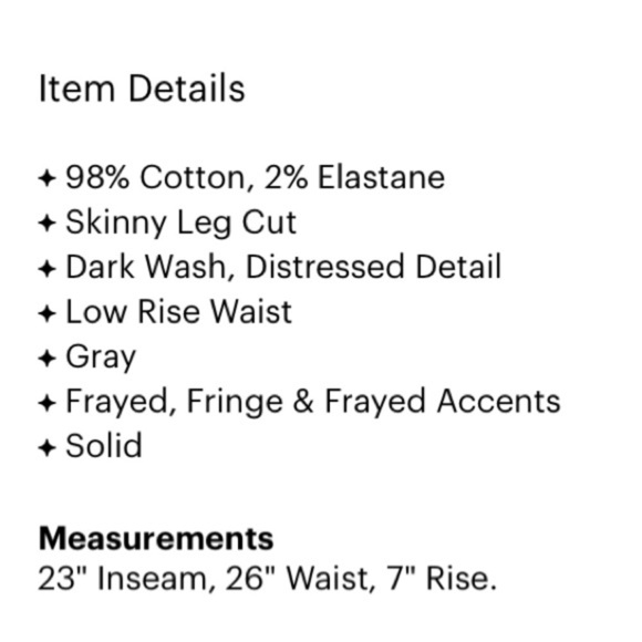 Free People Low Rise Distressed Skinny Jeans - Picture 5 of 5